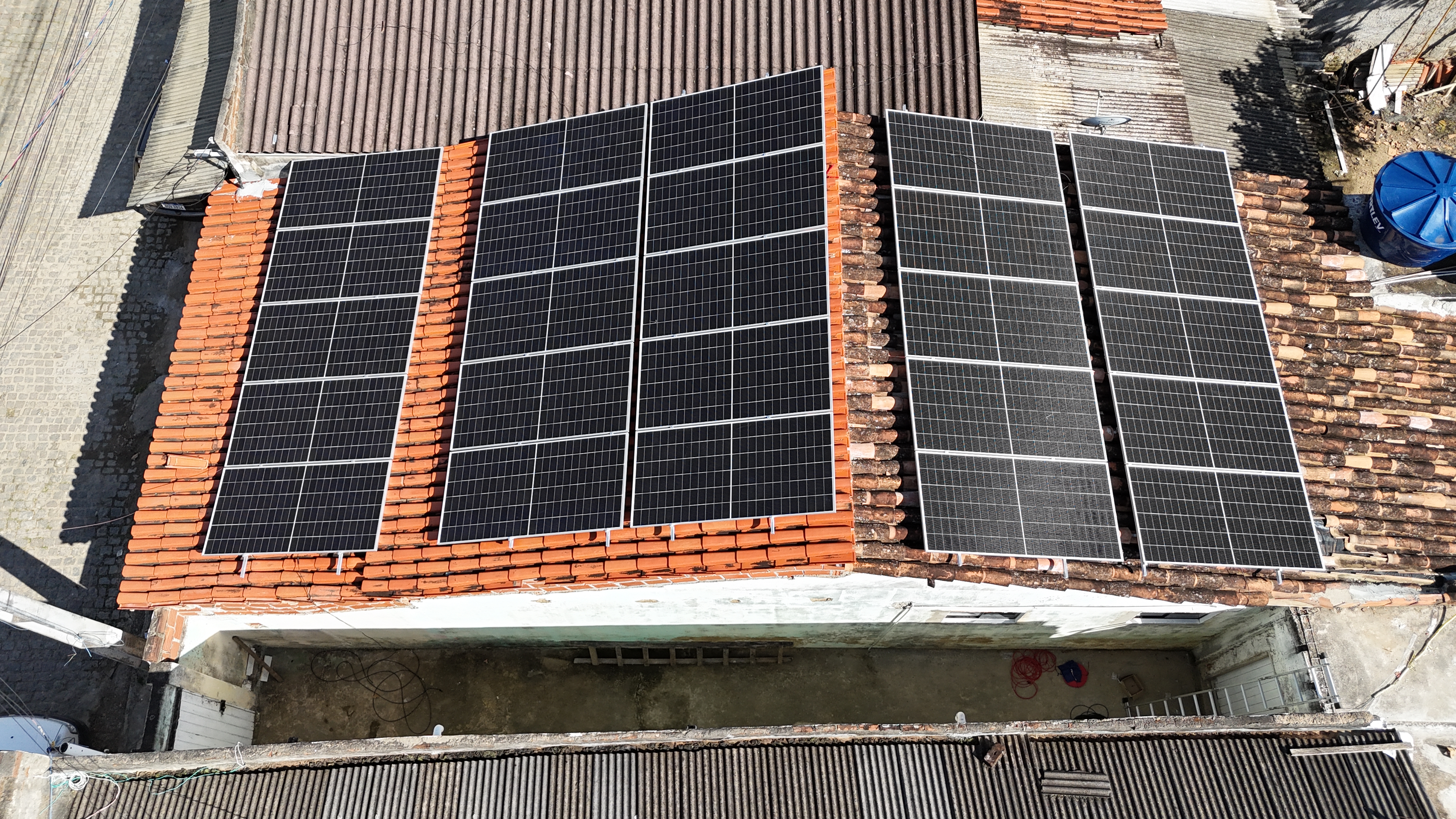 Instalação de energia solar