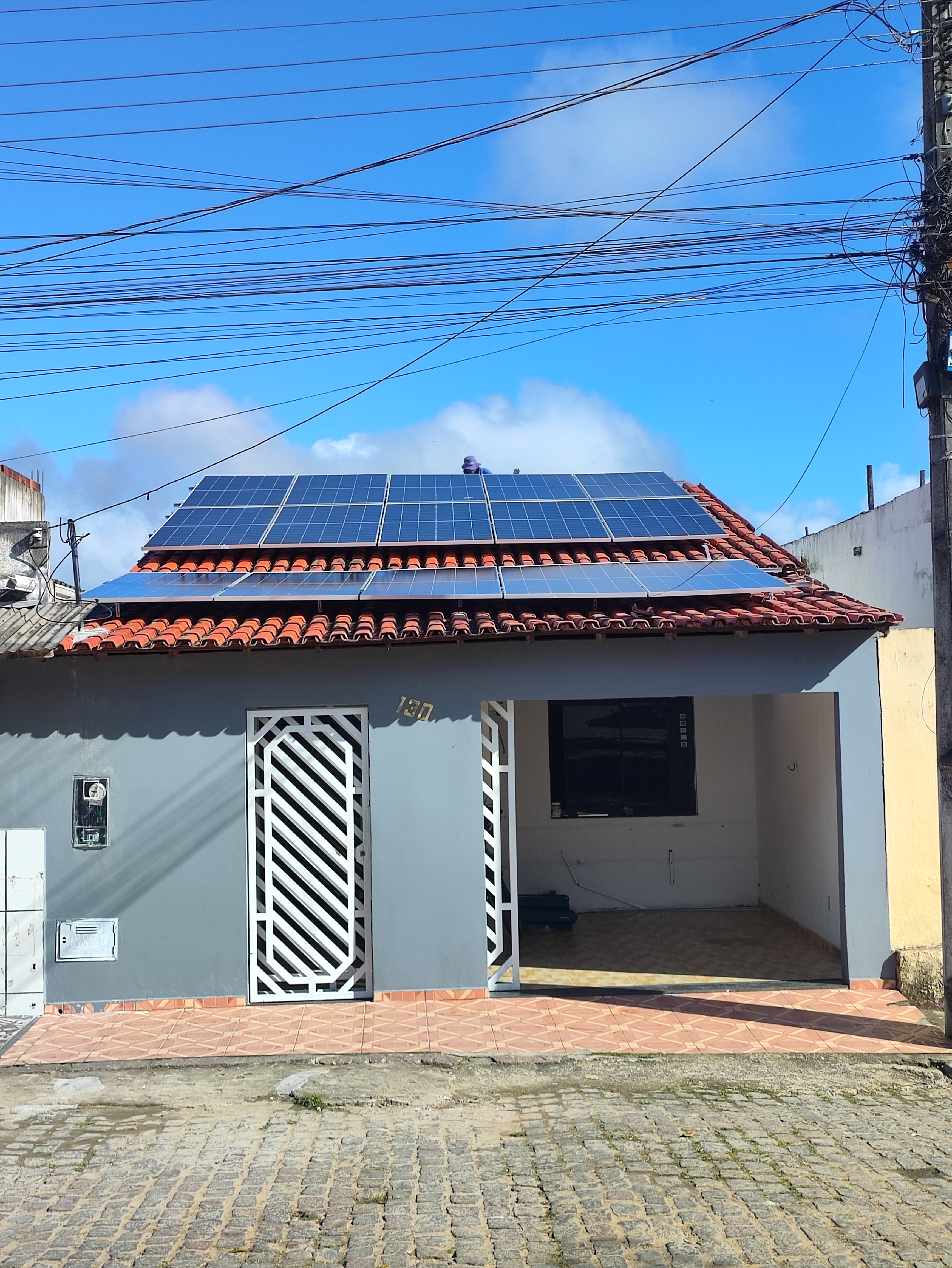 Instalação de energia solar
